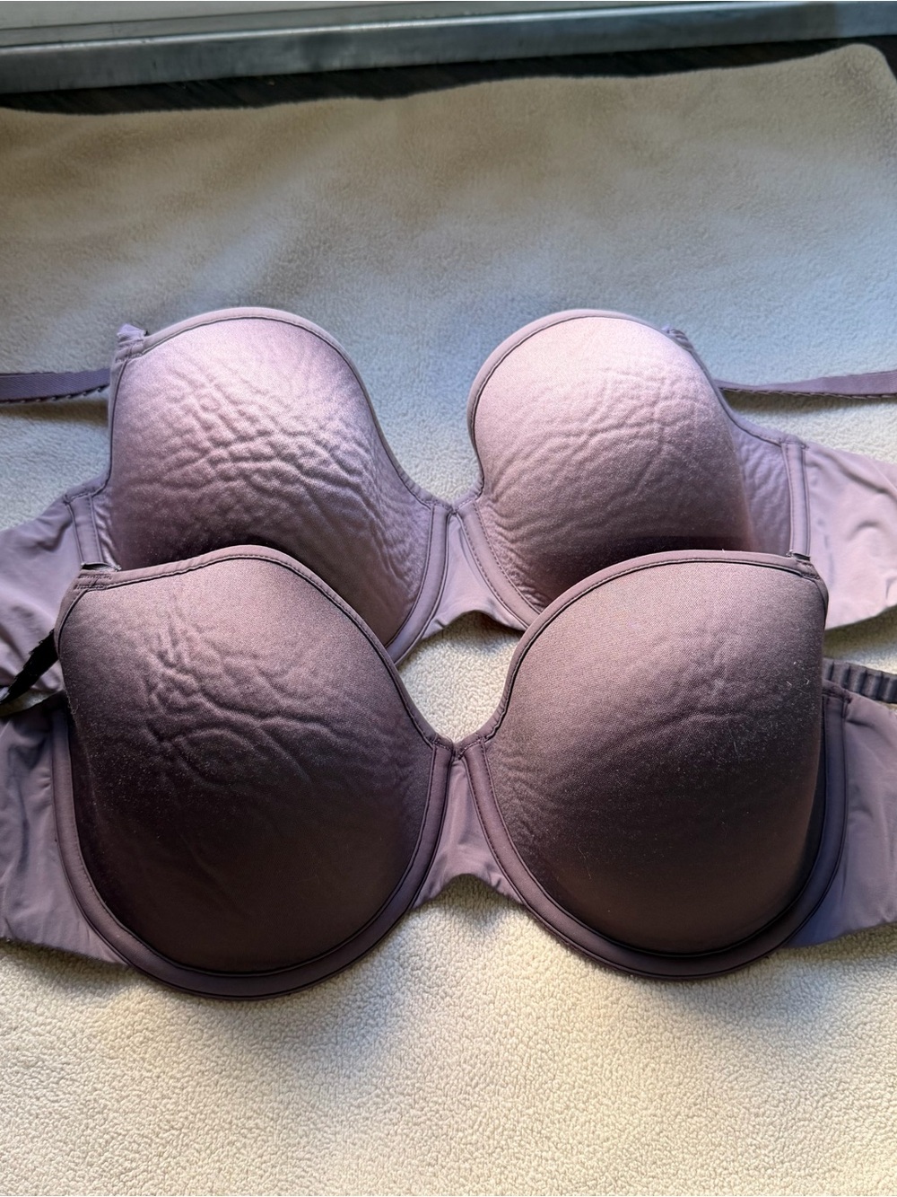 Set of 2 purple Third Love bras 30E
